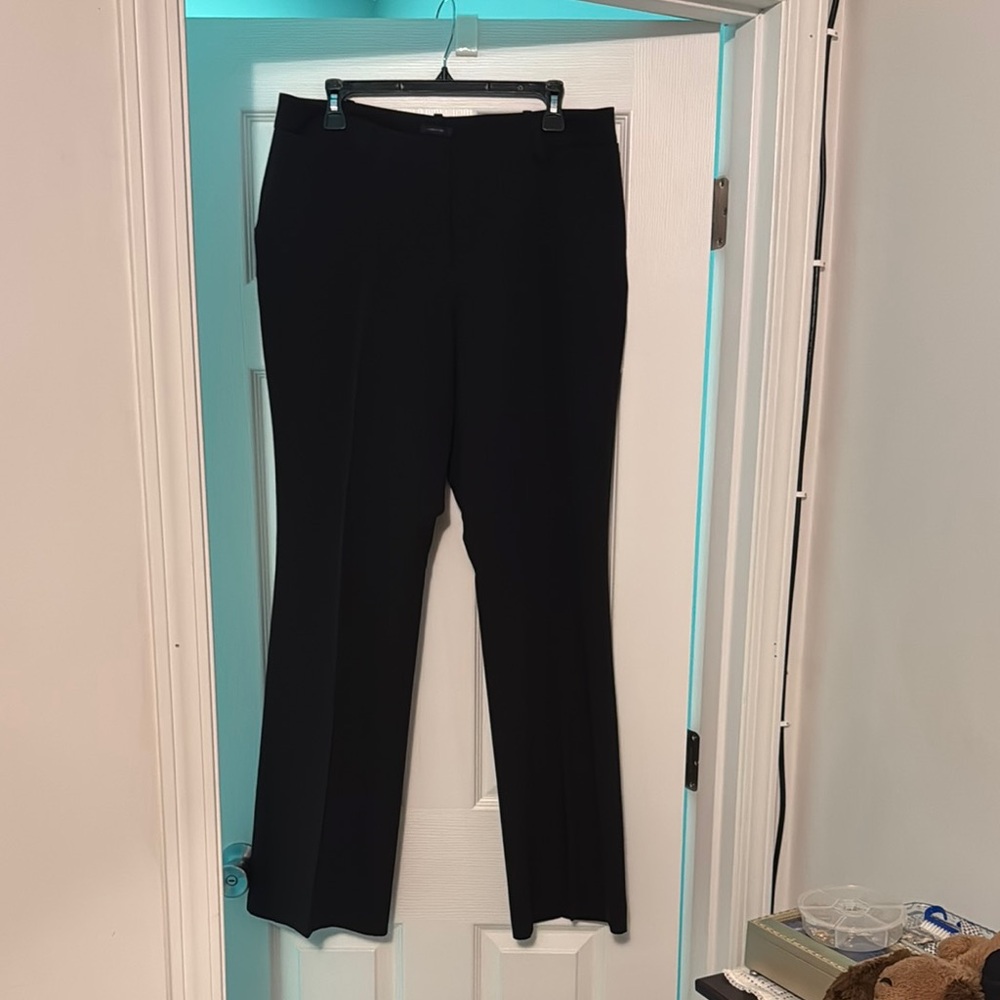 Worthington Curvy Fit Black Boot Cut Pants